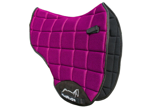 Air Flow Luxury Saddle Pad - Grape
