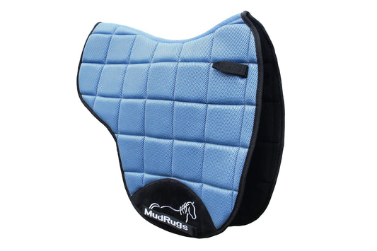 Air Flow Luxury Saddle Pad - Pastel Blue