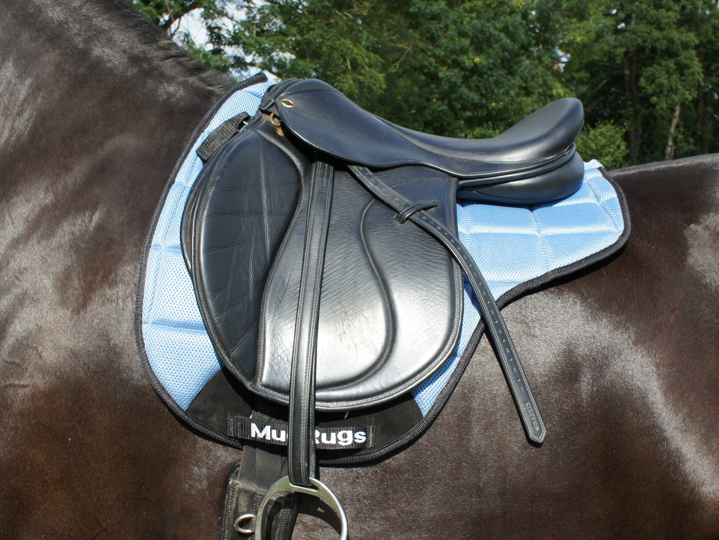 Air Flow Luxury Saddle Pad - Pastel Blue