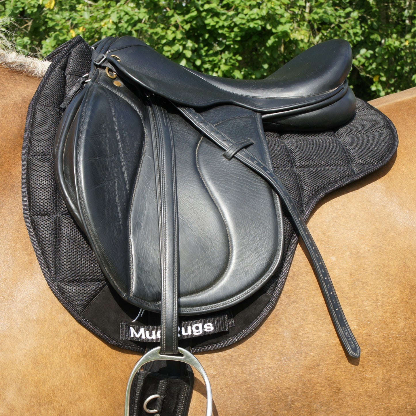 Air Flow Luxury Saddle Pad - Black