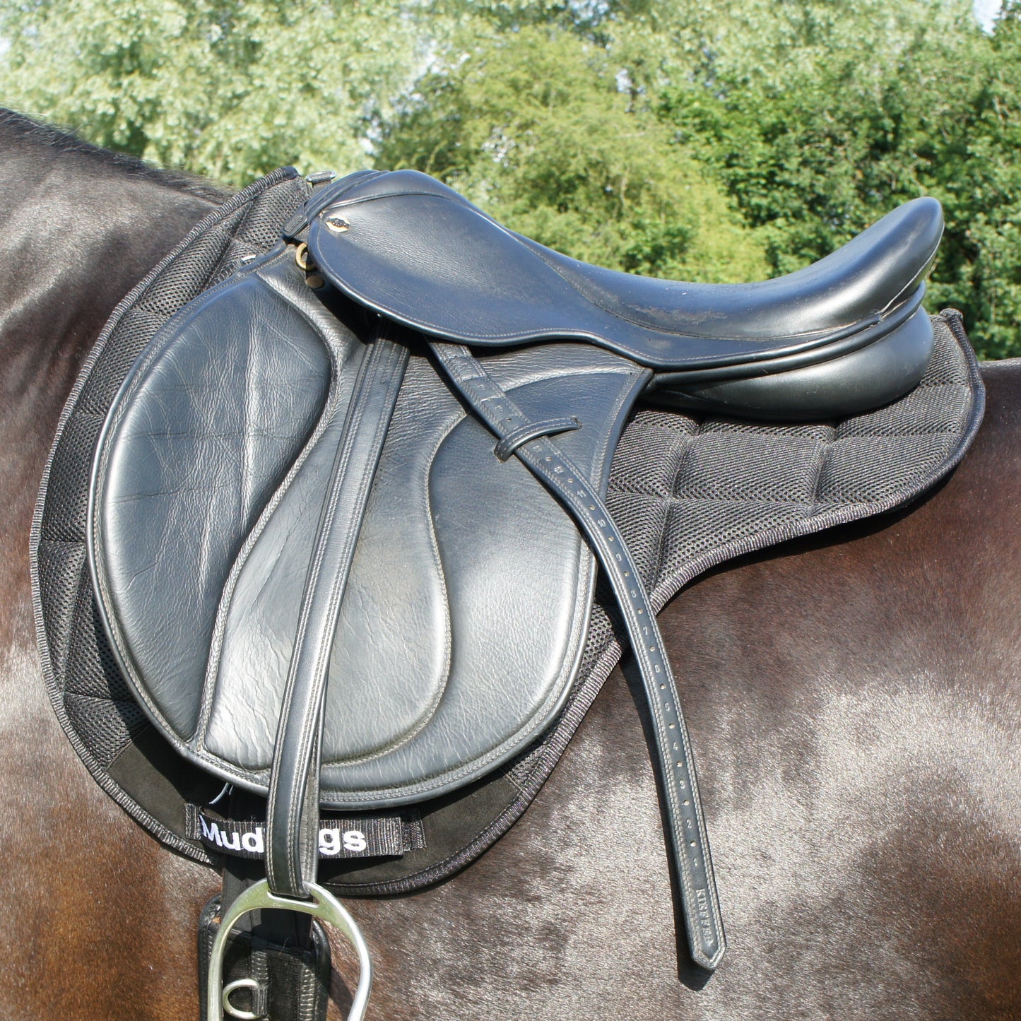 Air Flow Luxury Saddle Pad - Black