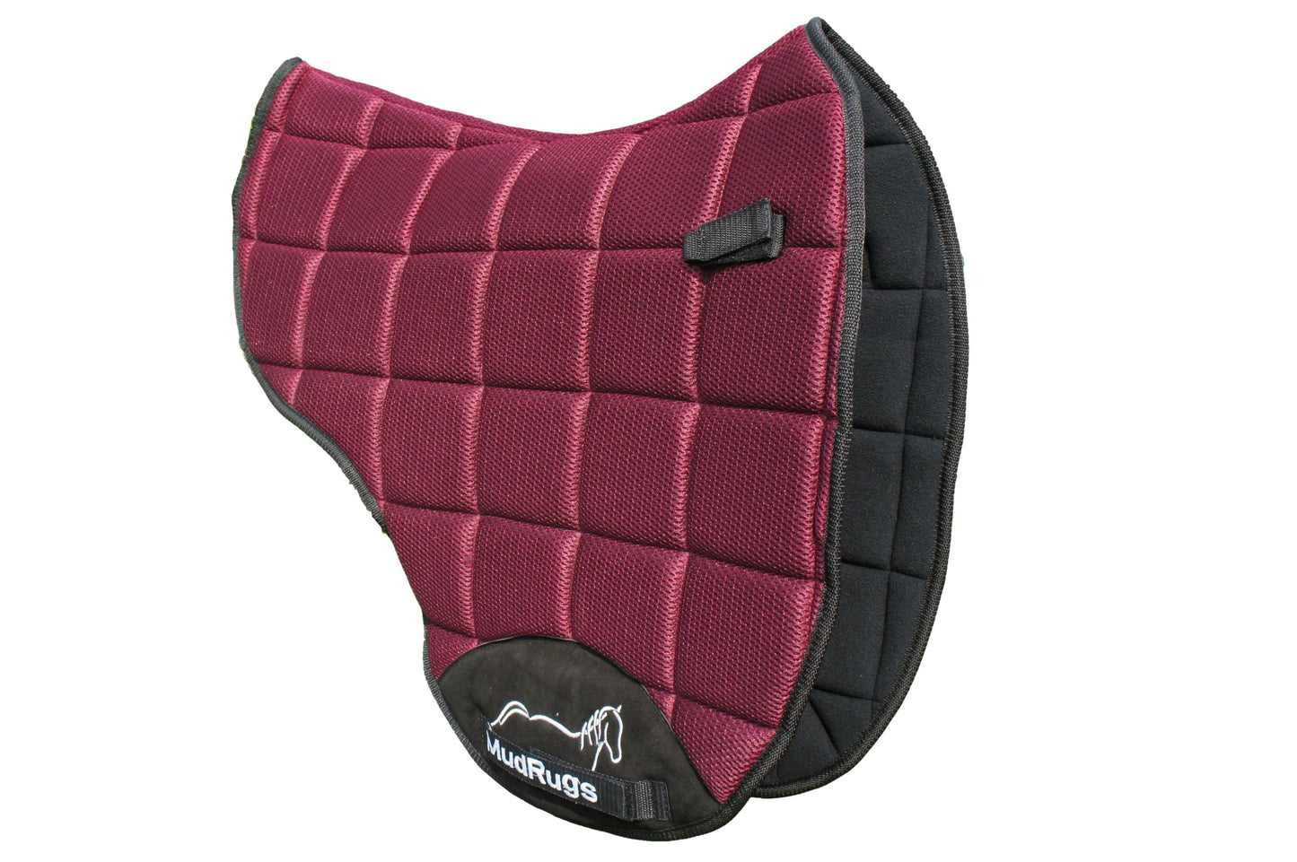 Air Flow Luxury Saddle Pad - Burgundy